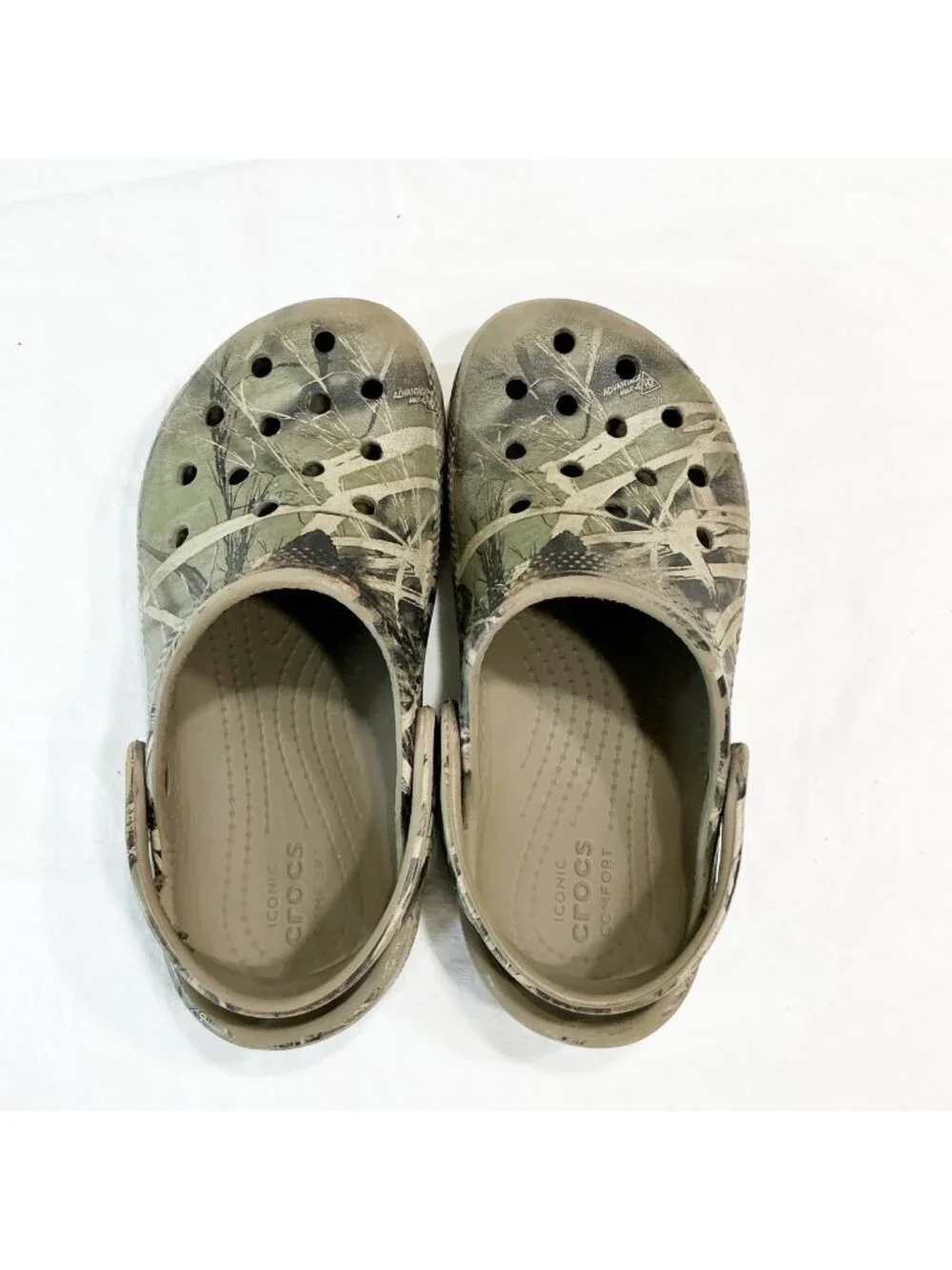 Crocs Kids Classic Realtree Clogs Sandals Size C13 Lightweight Slip-On Shoes